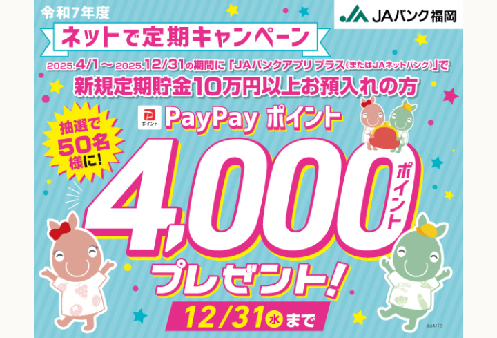 ネットで定期キャンペーン