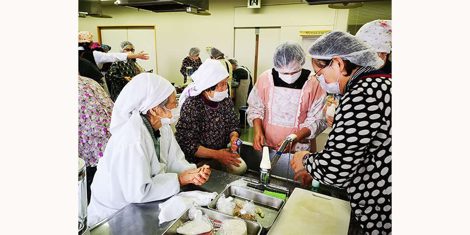 大根のはりはり漬け作り